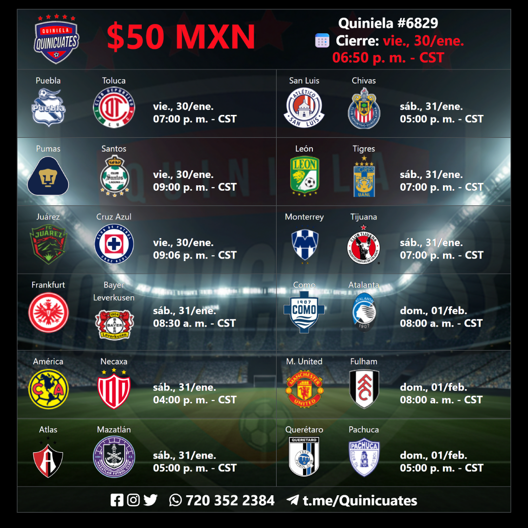 Quiniela NFL Semana 14